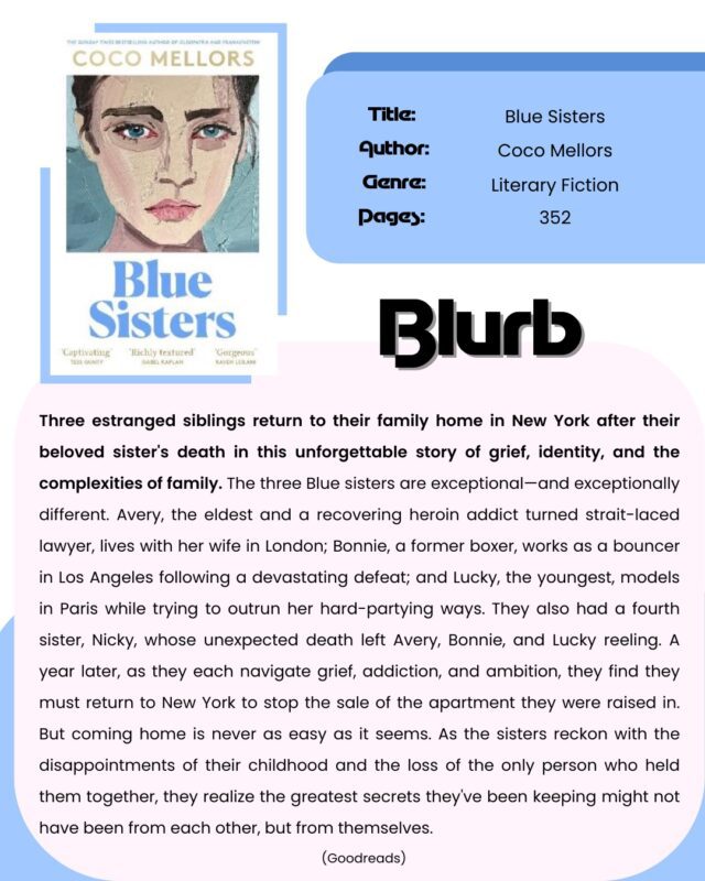 Blue Sisters by Coco Mellors | A Synopsis 